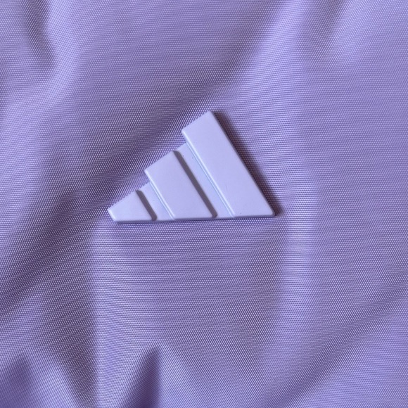 Adidas Women's Quilted All Me 3 Tote Powder Purple Plum Bag Puffy Travel NEW - Picture 5 of 10